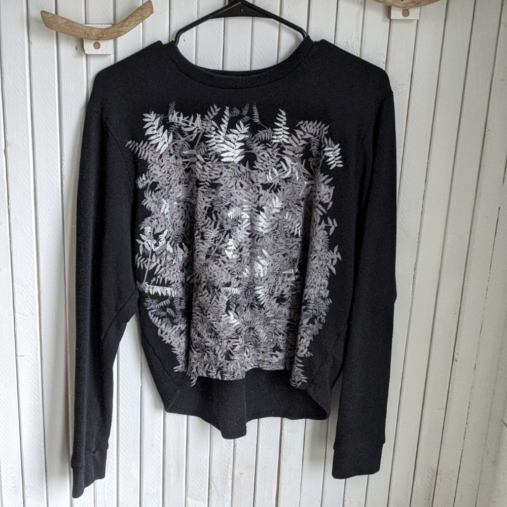 All Saints Fern Isola Crewneck Pullover Sweatshirt Sz Small